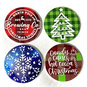Christmas Coasters - 4 Pack